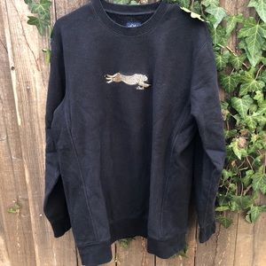 Noah NYC Crewneck mens large cheetah design